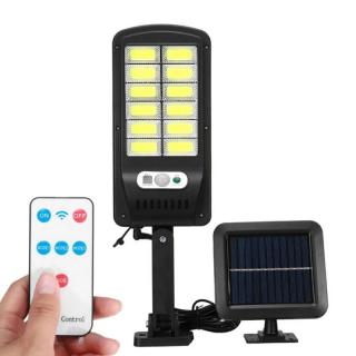 Solar COB-12 Solární lampa s PIR čidlem dálkový ovladač (Solární lampa s dálkovým ovladačem)