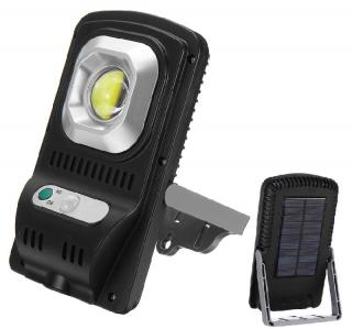 SOLAR S28 Solární nástěnné světlo s PIR čidlem 1x LED COB (Solární LED světlo s PIR čidlem pohybu)