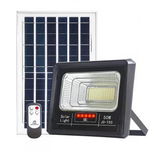SOLAR SH108 Solární reflektor zahradní 50W, dálkový ovladač  (Solární zahradní svítidlo)