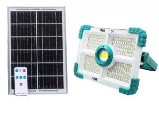 SOLAR SH188 Solární reflektor zahradní 100W, dálkový ovladač  (Solární zahradní svítidlo)