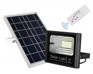 SOLAR SH30 Solární reflektor zahradní 10W, dálkový ovladač (Solární zahradní svítidlo)