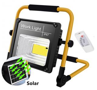 Solar SHP39 Solární přenosný halogen 50W (Solární zahradní svítidlo)