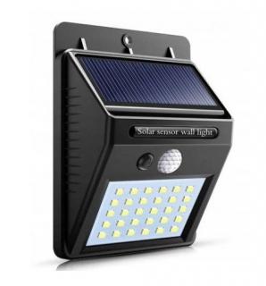 Solar SN30/2 Solární světlo s PIR čidlem pohybu 30x LED set 2 kusy (Solární světlo 30x LED dioda)