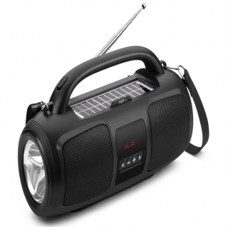 Solární FP/U36/5W Bluetooth reproduktor USB (Solární nabíječka, osvětlení, rádio a MP3 přehrávač )