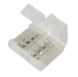 Spojka nepájivá pro LED pásky RGB 5050 o šířce 10mm (Spojovací 4-pinový konektor k LED páskům SMD5050)