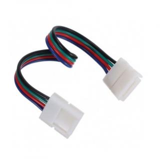 Spojovací konektor k LED pásku RGBW nepájivý 10mm (Spojovací konektor k LED pásku nepájivý)