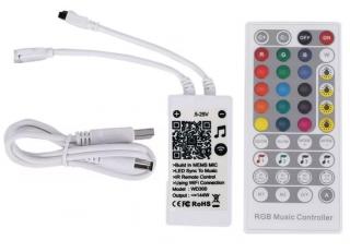 Wifi music IR ovladač pro led pásky USB (Wifi ovládání pro RGB USB LED pásky)