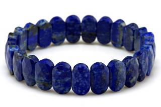 Plochý náramek z lapisu lazuli, dílky cca 14 x 10 mm (LL3630NS)