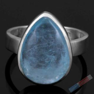 Stříbrný prsten (Ag 925/1000) s akvamarínem QAA, vel. kamene cca 19 x 14 mm (AK1216R)