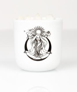 Svíčka v porcelánu - Nádech Výdech 1