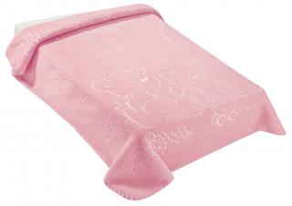 Španělská deka 518 - růžová, 80 x 110 cm