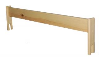 Univerzální zábrana na postel, borovice Barva: Bílá lazura, Rozměr: 100cm