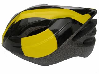 Cyklistická helma Fly žlutá - Velikost: M