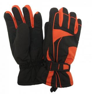 Dámské lyžařské rukavice Lucky B-4155 oranžové - Velikost: M/L