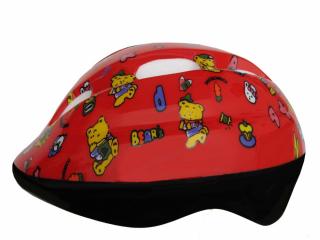 Dětská cyklistická helma Fly medvídci - Velikost: M