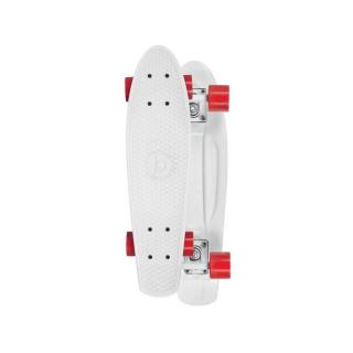 skateboard Playlife Vinyl Board White