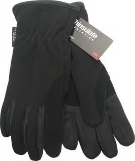 Zimní zateplené rukavice Mess GL434 s vrstvou Thininsulate - Velikost: S