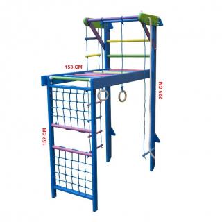 ŽEBŘINY S PŘÍSLUŠENSTVÍM SPORTBABY TRANSFORMER COLOR 2-225/240 Výška konstrukce: 225 cm