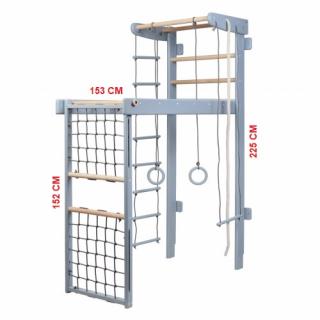 ŽEBŘINY S PŘÍSLUŠENSTVÍM SPORTBABY TRANSFORMER GREY 3-225/240 Výška konstrukce: 225 cm