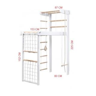 ŽEBŘINY S PŘÍSLUŠENSTVÍM SPORTBABY TRANSFORMER UMKA 2-225/240 Výška konstrukce: 225 cm