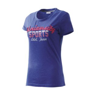 Energetics College Fania dámské sportovní triko krátký rukáv modrá
