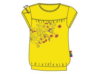 Loap ZOTKA triko dětské žlutá vel. 86-110