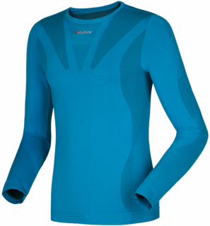 Unisex bezešvé triko - celoroční  Seamless long sleeve modrá, S-M