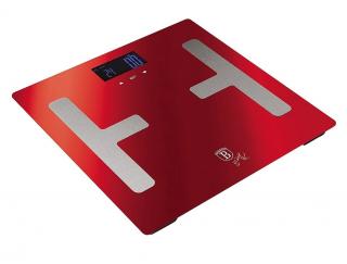Osobní váha Smart s tělesnou analýzou 150 kg Burgundy Metallic Line BH-9104