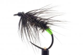 Chartreuse peacock black palmer