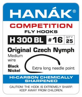 Muškařské háčky Hanák Competition H 300 BL