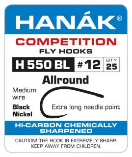 Muškařské háčky Hanák Competition H 550 BL