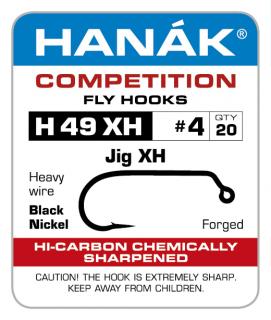 Muškařský háček Hanák Competition H49XH Jig XH