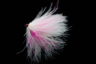 Pampeliška - černobílá s fluo růžovou