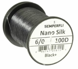Semperfli Nano Silk 6/0 - Černá