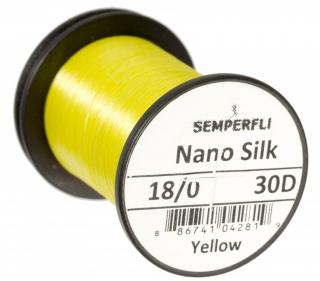 Semperfli Nano Silk Ultra 18/0 - Žlutá