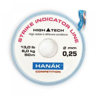 Strike Indicator Line Hanák 50 m - fluo bílý