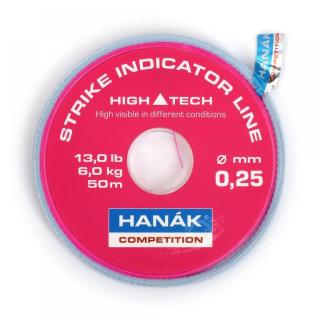 Strike Indicator Line Hanák 50 m - fluo růžový