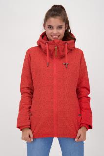 ALIFE AND KICKIN dámská prodloužená zimní bunda Lilouak červená Velikost: M