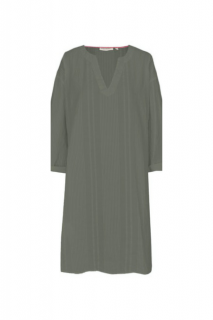 Broadway dámské šaty Bibi 3/4 rukáv khaki Velikost: XL