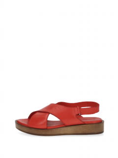 Caprice dámské páskové sandály 9-28205-20 červené Velikost: 39