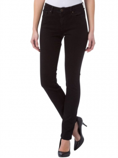 Cross Jeans dámské džíny Anya vysoký pas 489-155 černé Velikost: 32/32