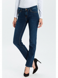 Cross Jeans dámské regular džíny Rose s vysokým pasem N487-050 modré Velikost: 30/34