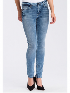 Cross jeans dámské skinny džíny Alan N 497-088 modré Velikost: 25/32