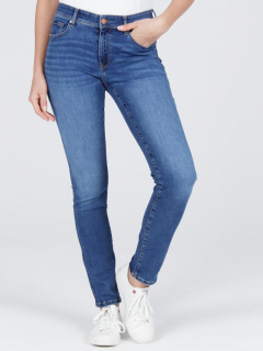 Cross Jeans dámské slim fit džíny Anya 489-175 dark mid blue Velikost: 27/30