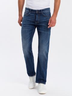 Cross jeans pánské džíny Antonio rovný střih E 161-132 modré Velikost: 30/32