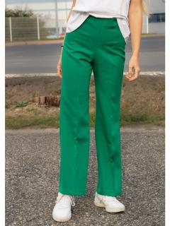Funk'n'Soul dámské široké kalhoty s puky zelené Velikost: L