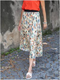 Garcia dámská midi sukně s barevným vzorem béžová Velikost: XL