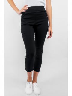 Hailys dámské 7/8  kalhoty s širokým pasem Sina černé Velikost: XS