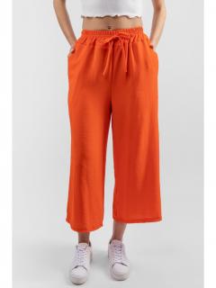 Hailys dámské široké 7/8 kalhoty Lucia oranžové Velikost: XL