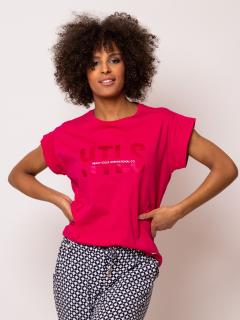 Heavy Tools dámské triko Minoska s nápisem růžové Velikost: XL